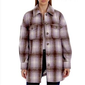 NWOT‼️ ANTHROPOLOGIE / BAGATELLE COLLECTION - Plaid Jacket/Shacket (Size L)